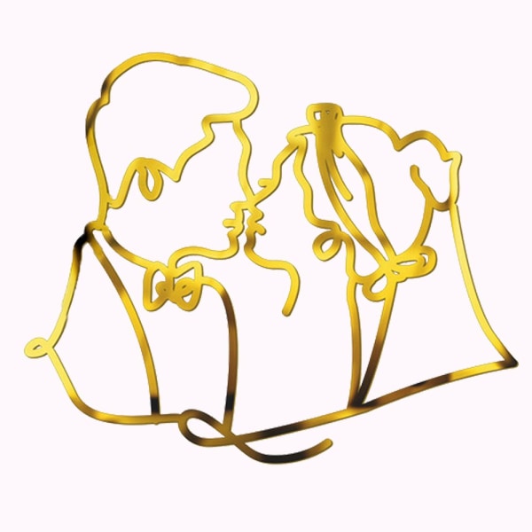 Cake Toppers Abstract Lovers TYYPPI 1 TYYPPI 1 Type 1