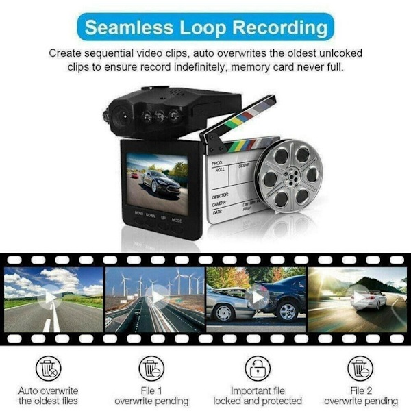 Bil DVR Kamera Dash Video Recorder