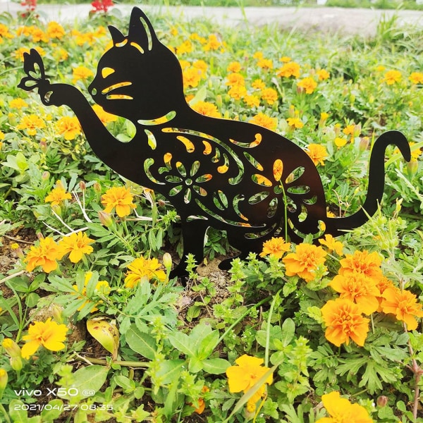 3ST/ Set Kattdekoration Lovely Cat Silhouette 3ST/ SET 3ST/ SET 3PCS/Set