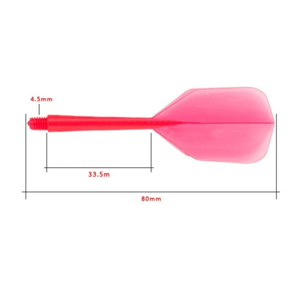 10st Dart Tail Dart Flight Stam rosa 10ST 10ST Pink 10Pcs-10Pcs