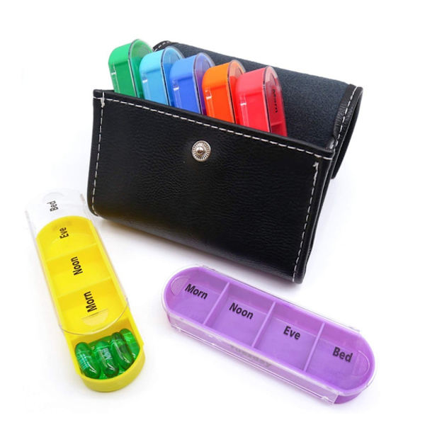 Pilleæske Medicinholder SORT black