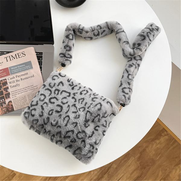 Skuldervesker Messenger Bag GUL LEOPARD