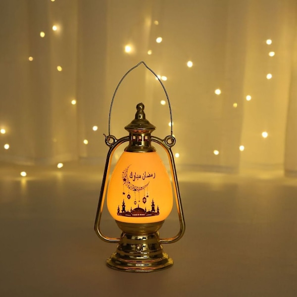 LED Lantern Wind Lights LED Lantern GULD gold