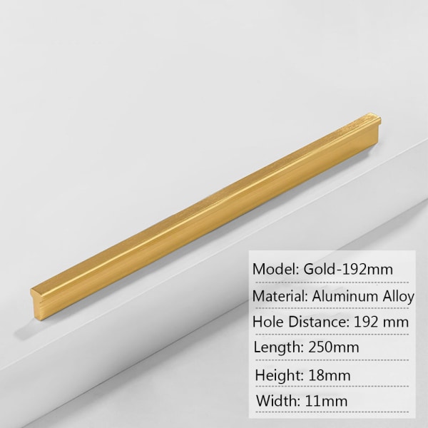 Oven kahva Oven nuppi GOLD-192MM Gold-192mm