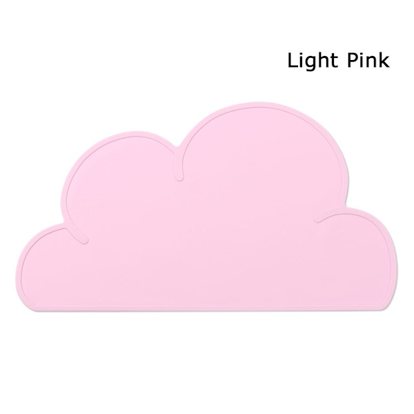 Cloud Shape Placemat Mats VAALEEN PINKKI light pink