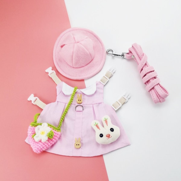 Kanin Klänning Kostym Kläder Hat Set TYPE4-L Type4-L