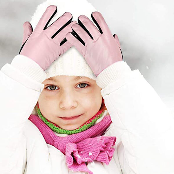 Skidhandskar Långärmad vante ROSA 8-13 ÅR Pink 8-13 years old