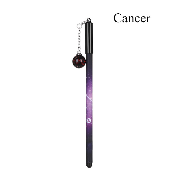 1PC Twelve Zodiac Gel Pen Luminous Neutral Pens Skriveverktøy Cancer