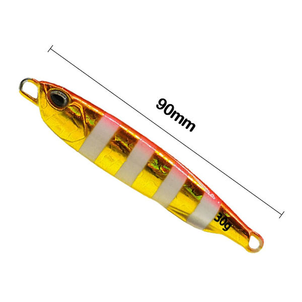 2kpl Metal Fishing Lure kaksoiskoukku Jig Bait 3 3 3