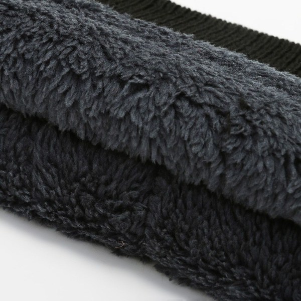 Stickade Stripe Beanies Vinter Höst Mössor KHAKI Khaki