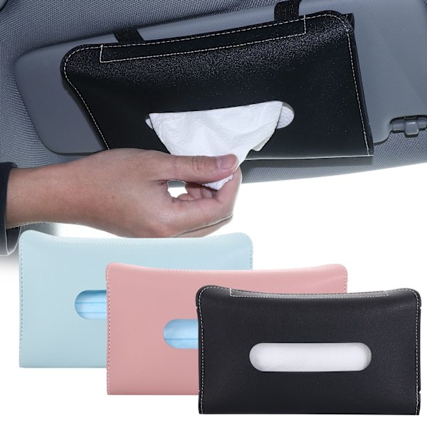 Car Tissue Box Auton aurinkosuoja PINK PINK Pink