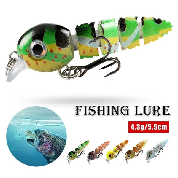 Fiskelokker Agn Multi-Jointed Fishing Lure 2 2 2