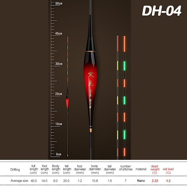 Rocky Fishing Lure Float Floats Bobbers DH-04 DH-04 DH-04