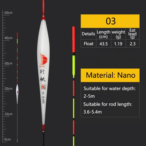 Fiskeflöte svans vertikalt flöte 03 03 03