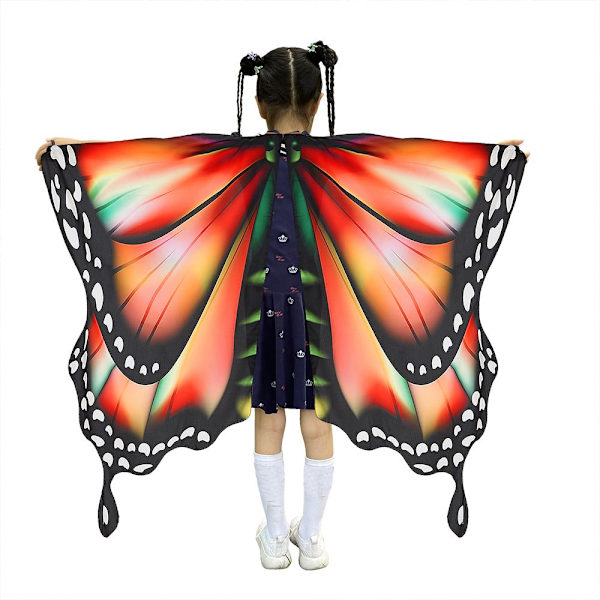 Sommerfuglekappe Butterfly Wings sjal 05 05 05