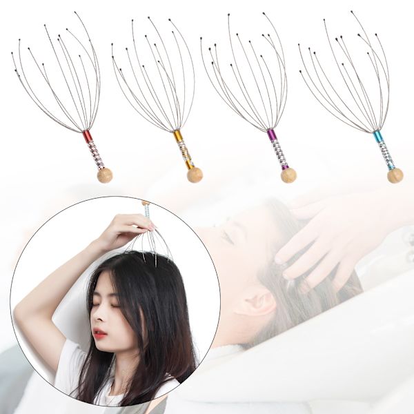 Head Massager Stress Afslappende Klo ROSE RED rose red