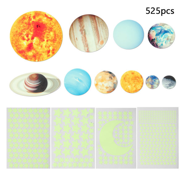 110/525/453 STK selvlysende dekal Glow In The Dark 525 STK