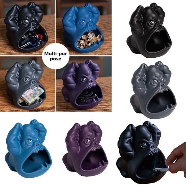 C eramic King Kong A shtray 3 3 3