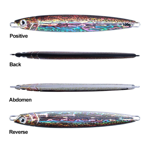 VIB Lures Havsfiske Metall Jig 120GTYPE 4 TYPE 4 120gType 4