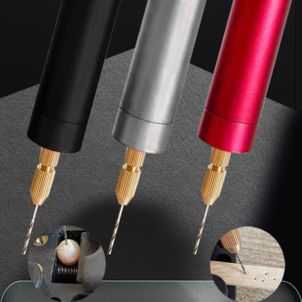 Elektrisk håndboremaskine DIY Drilling SORT Black