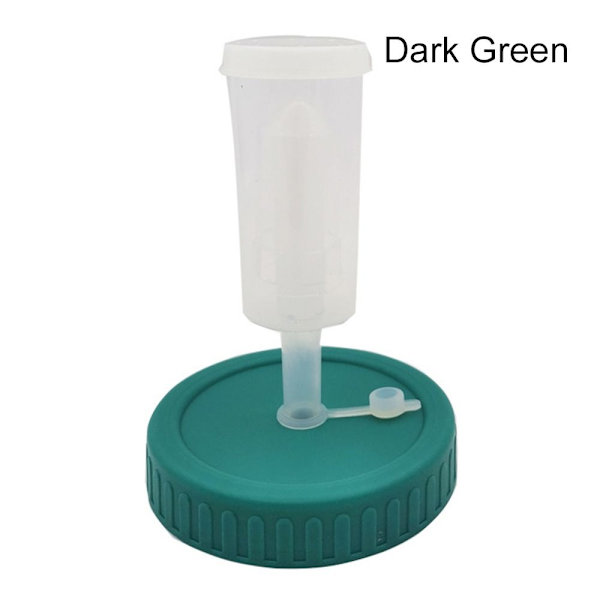 86 mm Airlock Fermentation Lock med envägs avgasventil MÖRK dark green for 86mm-for 86mm