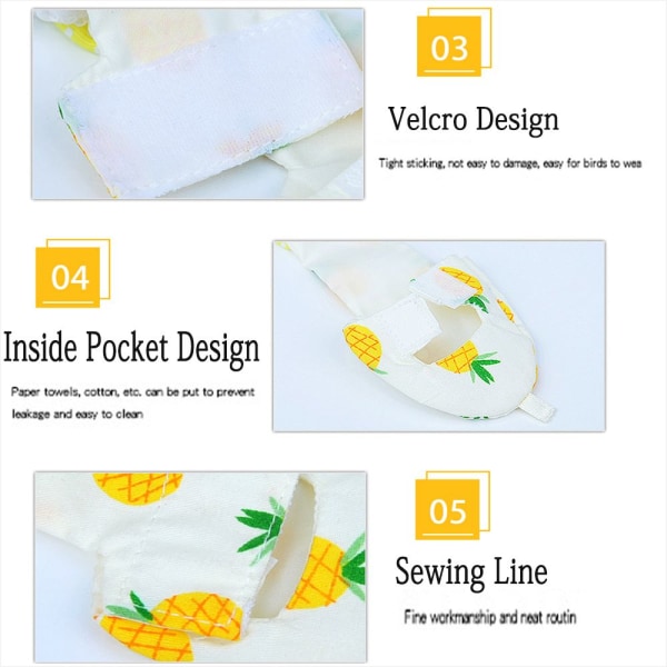 Bird Diapers Vaippa SPINK RABBIT PINK RABIT SPink Rabbit