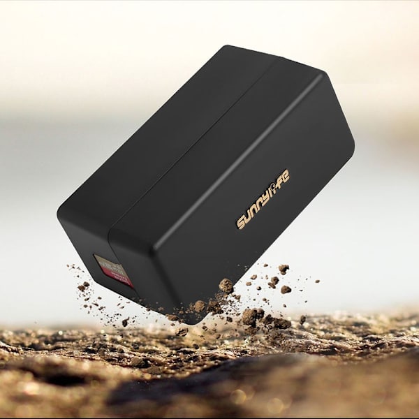 For DJI Action 2 Storage Box Action-kamera Black