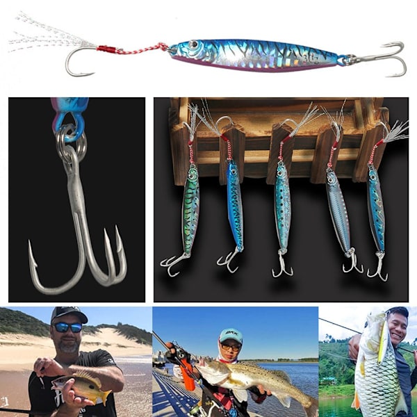 Feather Metal -kalastusuistimet Jig Bait 1 1 1