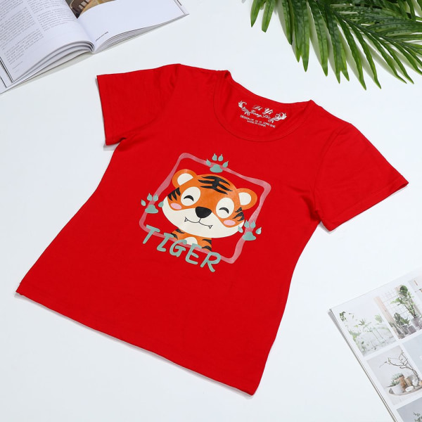 Tiger Year Shirt Nyårskläder STYLE 1-KID 90CM STYLE 1-KID style 1-kid 90cm