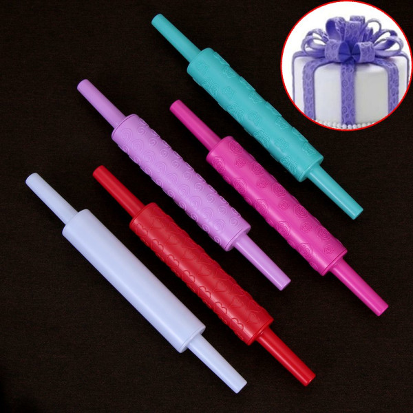 Rolling Pin Dough Roller Leivonnaiset työkalu PURPURIA purple