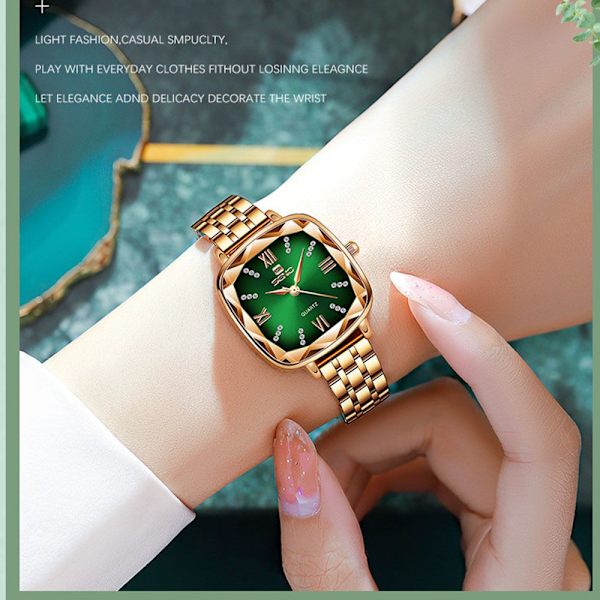 Naisten watch Quartz WristWatch GREEN green