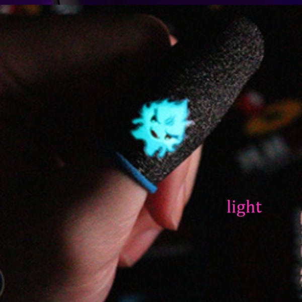 Gaming Luminous Finger Sleeve Hengittävät sormenpäät PINK PINK Pink