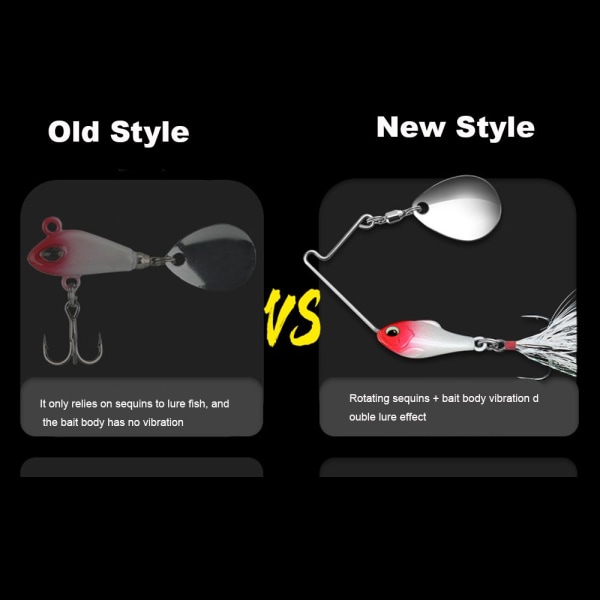 Metal Fiskeagn VIB Lure FARVE E -17G FARVE E -17G Color E -17g