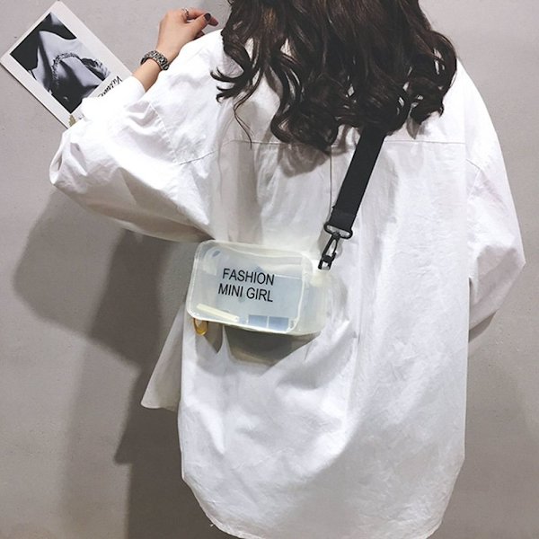 Axelremsväska Crossbody-väska VIT white