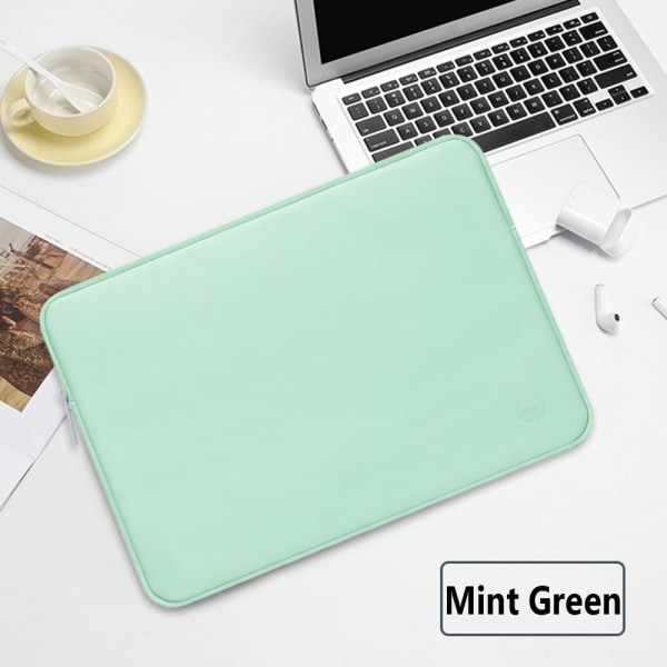 13 14 15 tommers Laptop Bag Sleeve Case MINT GRØNN 14 TOMMES Mint Green 14 inch