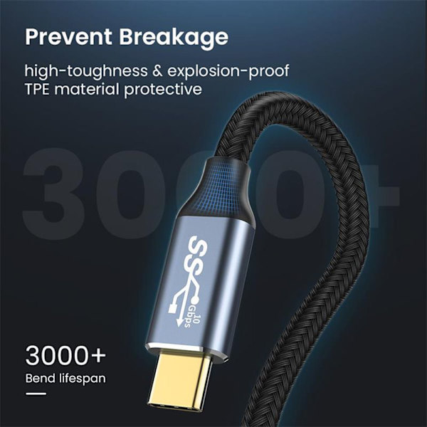 Type C-kabel USB 3.1 Gen 2 1.5M 1.5m