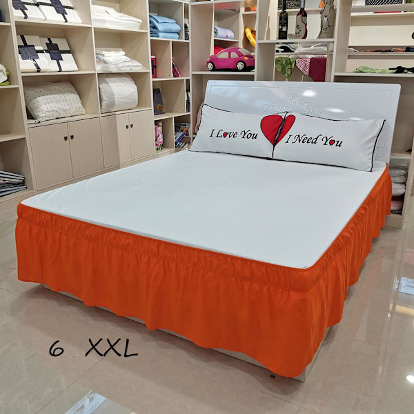 Elastinen Bed Ruffles Bed Hame XXL6 6 XXL6