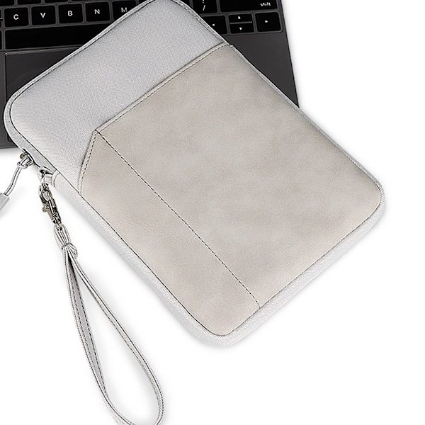 Handväska Tablet Sleeve Case LJUSGRÅ FÖR 7,9-8,4 TUM Light Grey For 7.9-8.4 inch