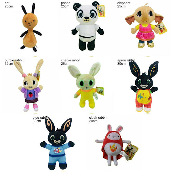 15-37cm Bing Plyschleksak Bunny Rabbit Doll 25CMANT ANT 25cmant