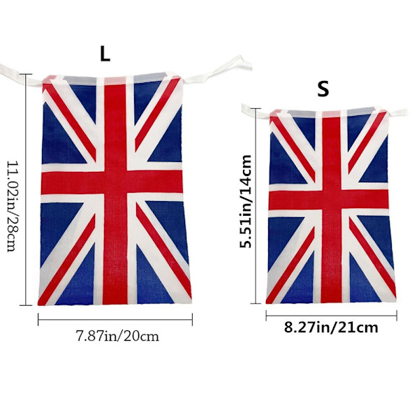 Flaggor Union Jack L30PCS 30PCS L30Pcs