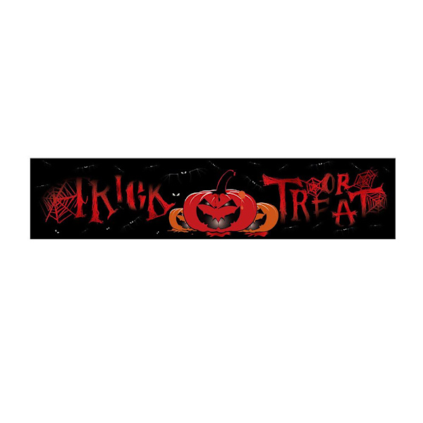 Halloween Banner Bakteppe Dekor