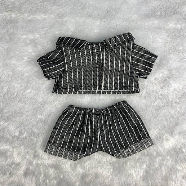 Käsintehty farkkupaita 20cm Dolls Shortsit 1 1 1