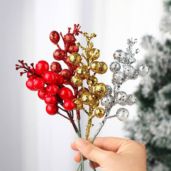 6/12 STK Fake Fruit Berry Simulation Cherry BERRY-12 STK berry-12pcs