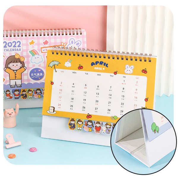 2022 Desktop Paper Calendar Scheduler 5 5