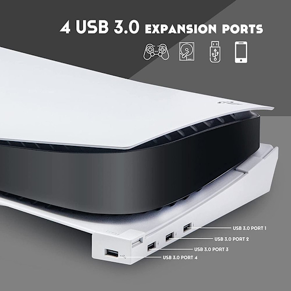 Spelkonsol Dock Horisontell Bas Display Stand
