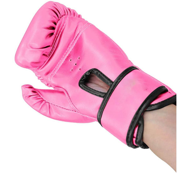 Boxningshandskar för barn PU-läder ROSA pink