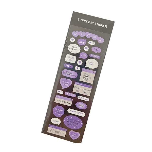 Tarrat Koristeelliset tarrat PURPURA purple