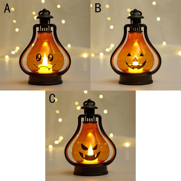 Pumpkin Lantern Halloween-lamppu A A A