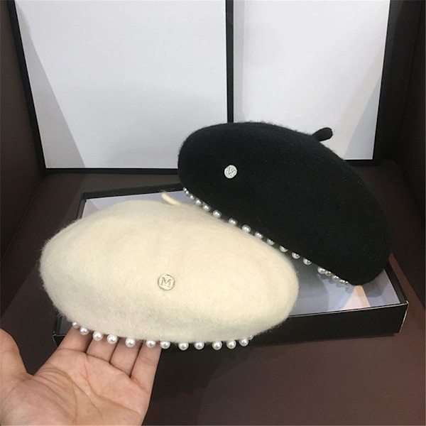 Ull Basker Beanie Hat BEIGE beige