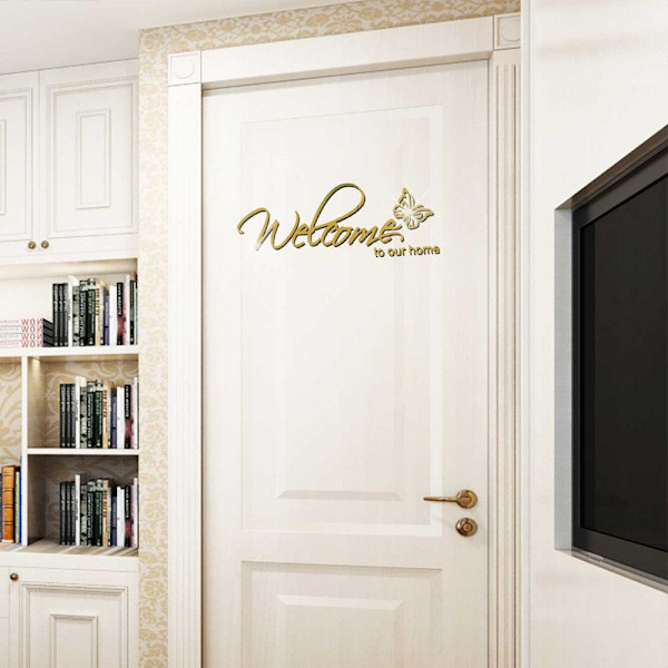Wall Stickers 3D Mirror Stickers SORT Black
